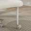 Chaise de méditation en polyuréthane avec roues, support lombaire et repose-pieds Moshay