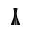 Trumpet Vase, Large, Matte Black-989724034