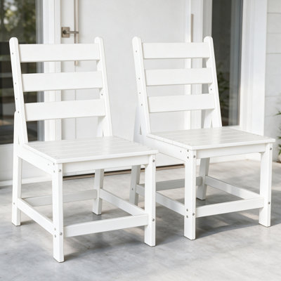 HDPE Patio Chairs Set Of 2