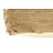 Handwoven Jute Pouf with Flanged Edges