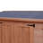 Cedar Wooden Heavy Duty Lean-To Storage Shed With Double Doors-93731821