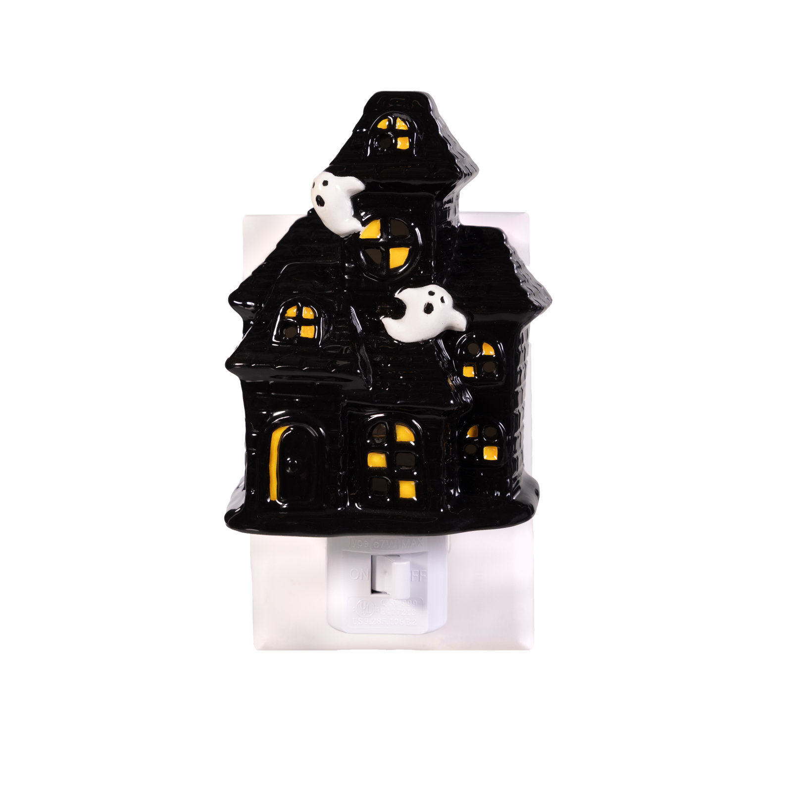 Haunted House Nightlight Ceramic