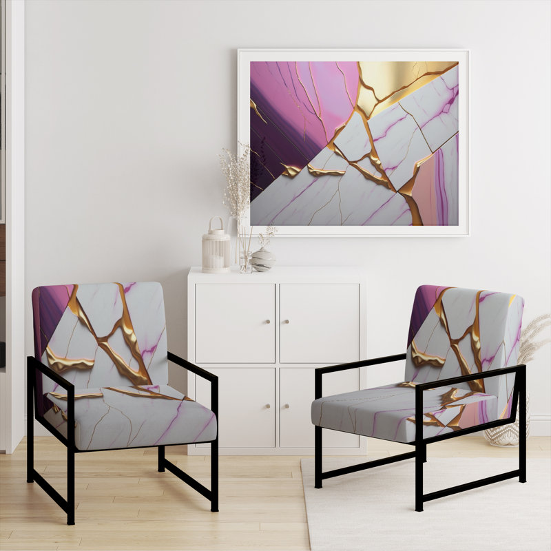 Fauteuil d'appoint Crofford, Noir, noir, noir, noir