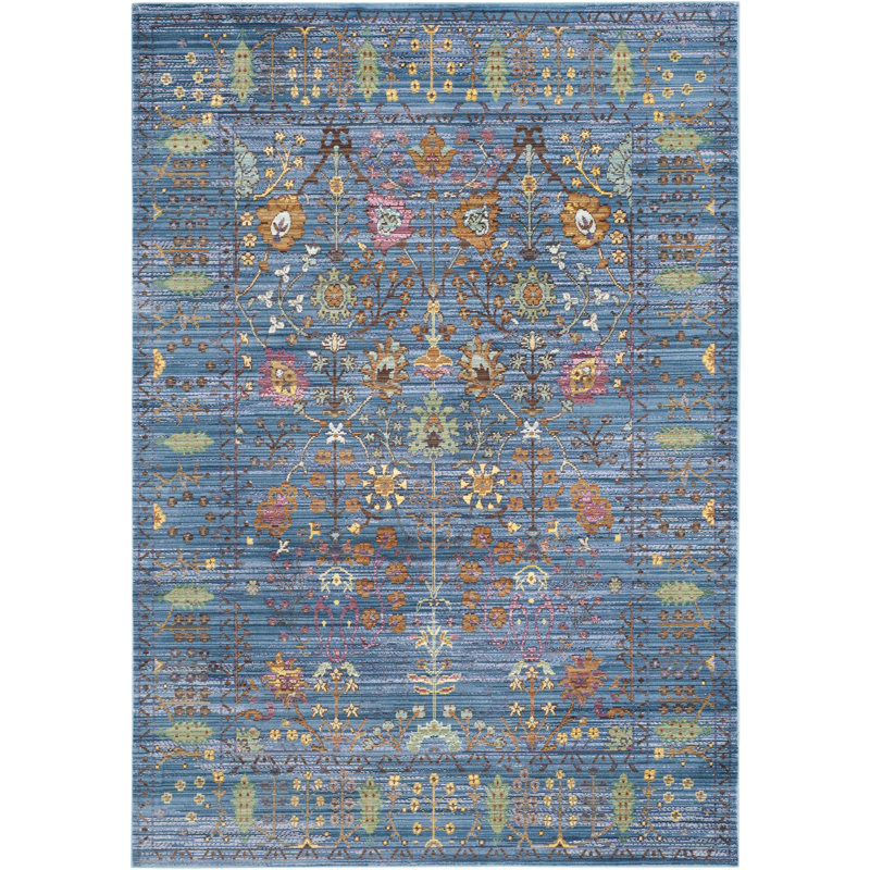 Leyla Oriental Hand Woven Area Rug, Rectangle 122 x 183 cm