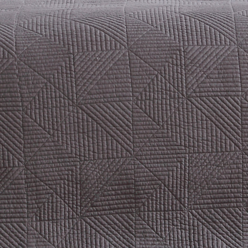 Ensemble de courtepointe Estate Collection, Très grand, Gris anthracite