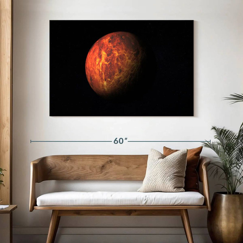 Oberle Planet Mars, 32" H x 48" W