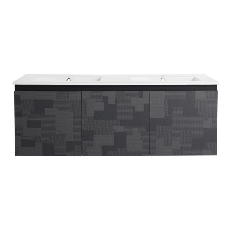 47.6'' Double Bathroom Vanity with Top