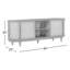 Salvatore Unfinished TV Stand for TVs up to 88"-1457092534