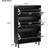 Slim Shoe Rack With Flip Drawers, Hanging Hooks, Adjustable Panels, And Slits Design For Entryway Organization And Shoe Storage