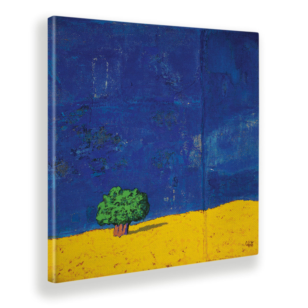 Wandbild Blauer Himmel mit Baum von Stefano Calisti