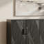 Armoire de rangement moderne noire Mid-Century