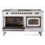 ILVE Nostalgie II Noblesse 60 po à 2 brûleurs, plaque chauffante, plaque de cuisson française-939345233-939345219