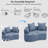 Latitude Run® Boneless No Assembly Required Compression Curved Upholstered Chaise Lounge with Deep Seat-2062444474