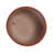 Handmade Ceramic Flower Pot With Leaf Pattern, 6 & 8 Inch Diameter, Rust-Red Color For Orchids, Indoor/Outdoor Use On Windowsills & Bookshelves, Breathable Clay With Saucer-208360643