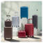Ensemble de valises rigides en ABS 2 pièces bleu foncé avec étui à cosmétiques 14 pouces et porte-bagage à main 20 pouces