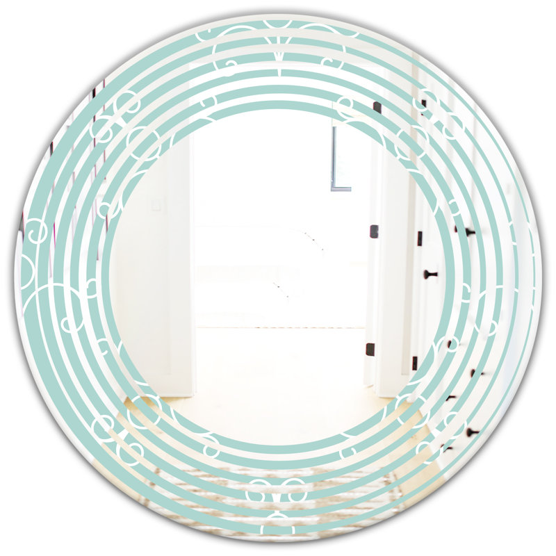 Miroir mural Wave, H 24 po x l 24 po