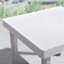 Chaise longue inclinable à drain rapide 73,23 po avec table pour piscine Lei