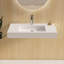 Lavabo de salle de bain mural 35 "à surface solide-125398701-125398700