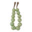 Sagebrook Home 40" Swirled 2" Resin Beaded Garland, Green-1217373232