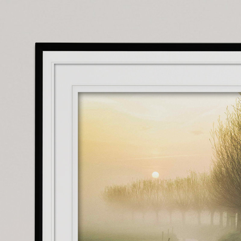 «Willow» - reproduction de cadre photo, Noir, H 30 po x l 40 po x P 1,5 po