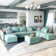 U shaped Modular Sectional Grey Sectional Sofa with Chaise