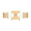 3 Pcs Grade-A Teak Wood Dining Set: 36" Square Table And 2 Lua Stacking Arm Chairs #11LU0802-2093967383