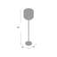 Lampe sur pied traditionnelle 65 po Chay