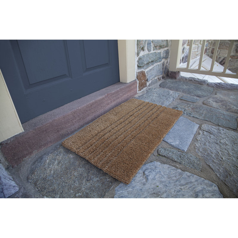 Tapis de porte d'extérieur embossé 30 "x 18"
