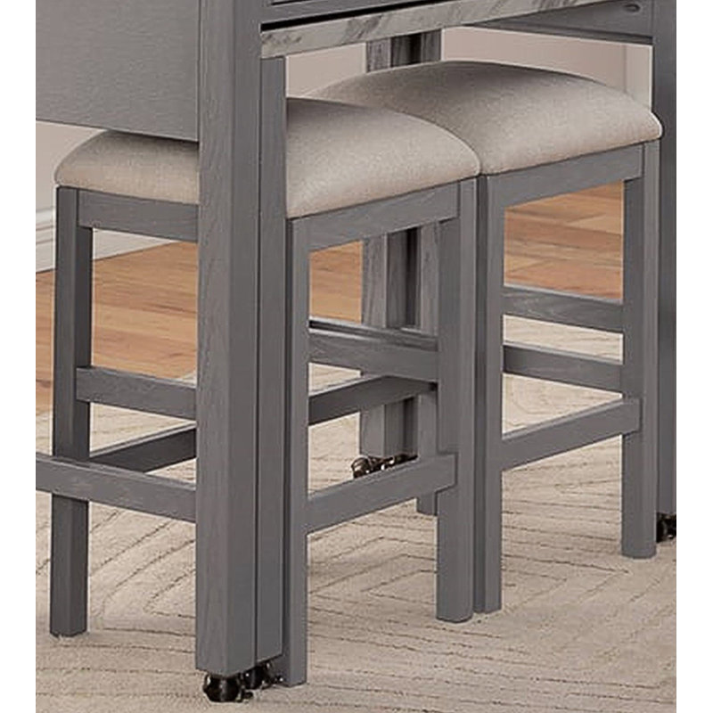 Ensemble de 2 tabourets de salle à manger