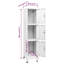 Armoire vestiaire avec 15 po x 17,7 po x 70,9 po-241951280