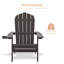 Chaise Adirondack pliante en plastique Sheredan-475620154