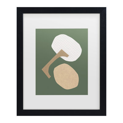 Bolog Alisa Galitsyna Three Shapes 3 Matted Framed Art