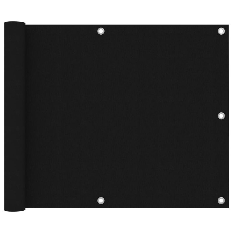 Findikzade 0.75m x 4m Rectangular Shade Sail, Black