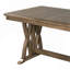 Ensemble de salle à manger 7 pièces Mid-Century, extensible, en bois brun, rembourré, meubles de salle à manger