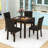 Dining Table Set with 4 Chairs