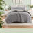 Luxurious Twin Chenille Bedding Sets With Ultra-soft Sherpa, Gray