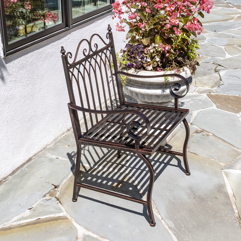 Fauteuil d'extérieur en métal Valley Forge