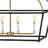 Tate 6-Light Chain-Hung Two-Tone Linear Chandelier
