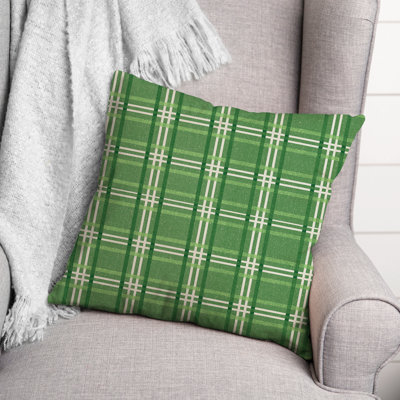Plaid Throw Pillow