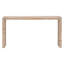 Console en bois massif de 58 po