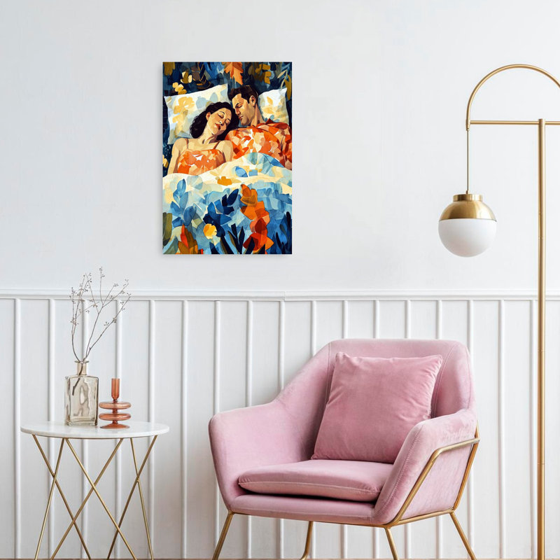 «Peaceful Autumn Slumber Peaceful Romantic Serene Autumn Nature», art mural, H 24 po x l 16 po