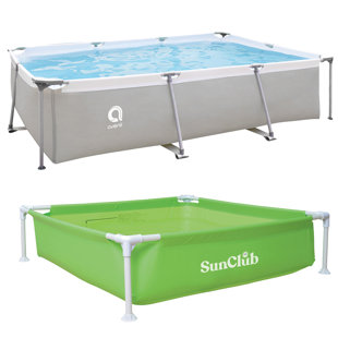 Ensemble de piscine 2 pièces 2,1 pi x 10 pi x 6,8 pi