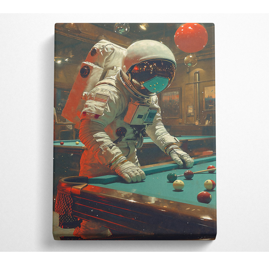 Spaceman Snooker - Kunstdrucke auf Leinwand