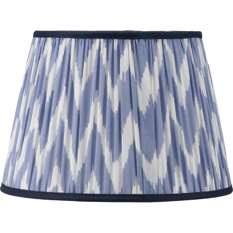 Cotton Empire Lamp Shade ( Uno ), Blue, 24" H x 35" W x 35" D