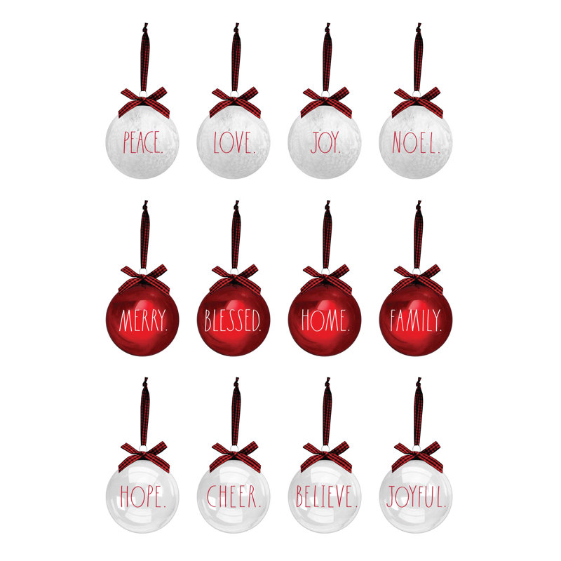 Ornement boule 12 pièces 12 pièces