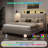 Linen Upholstered Platform Bed Frame With Led Lights And Charging Station, Tall Wingback Headboard And Storage Shelf-1735019655-1735415310