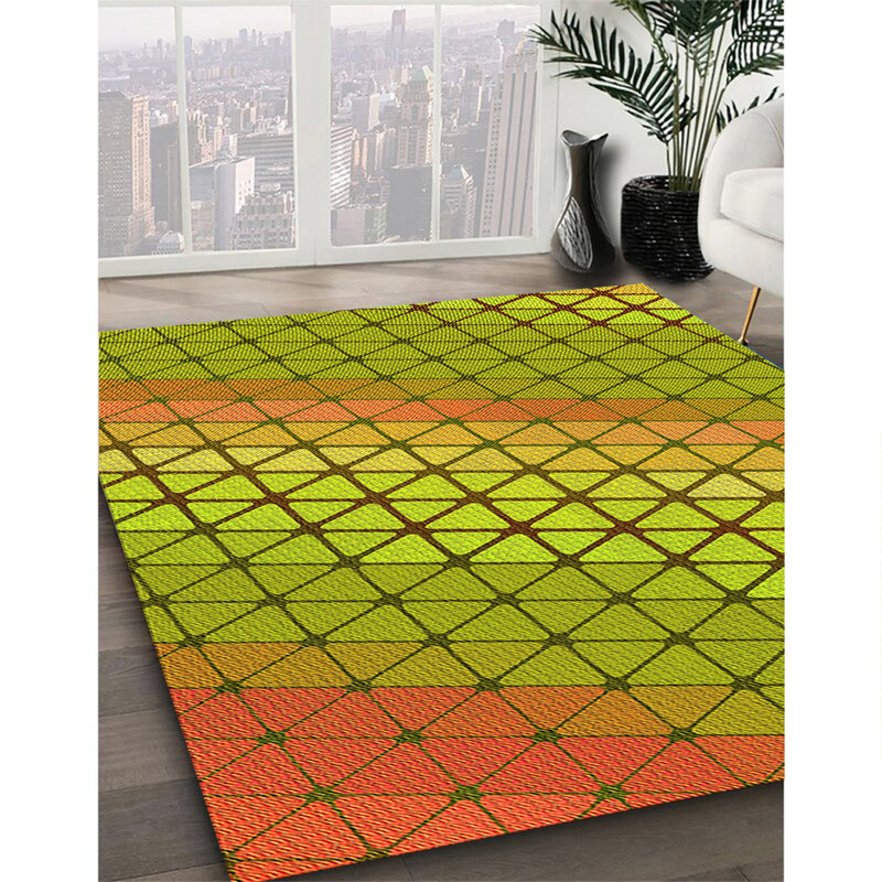 Chenille Washable Indoor Rug, Rectangle 7' x 9'