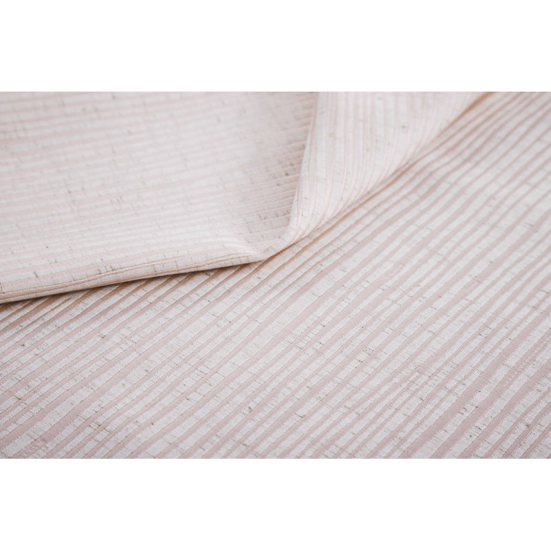 Hopelynn Striped Square Throw Cushion, Blush Pink