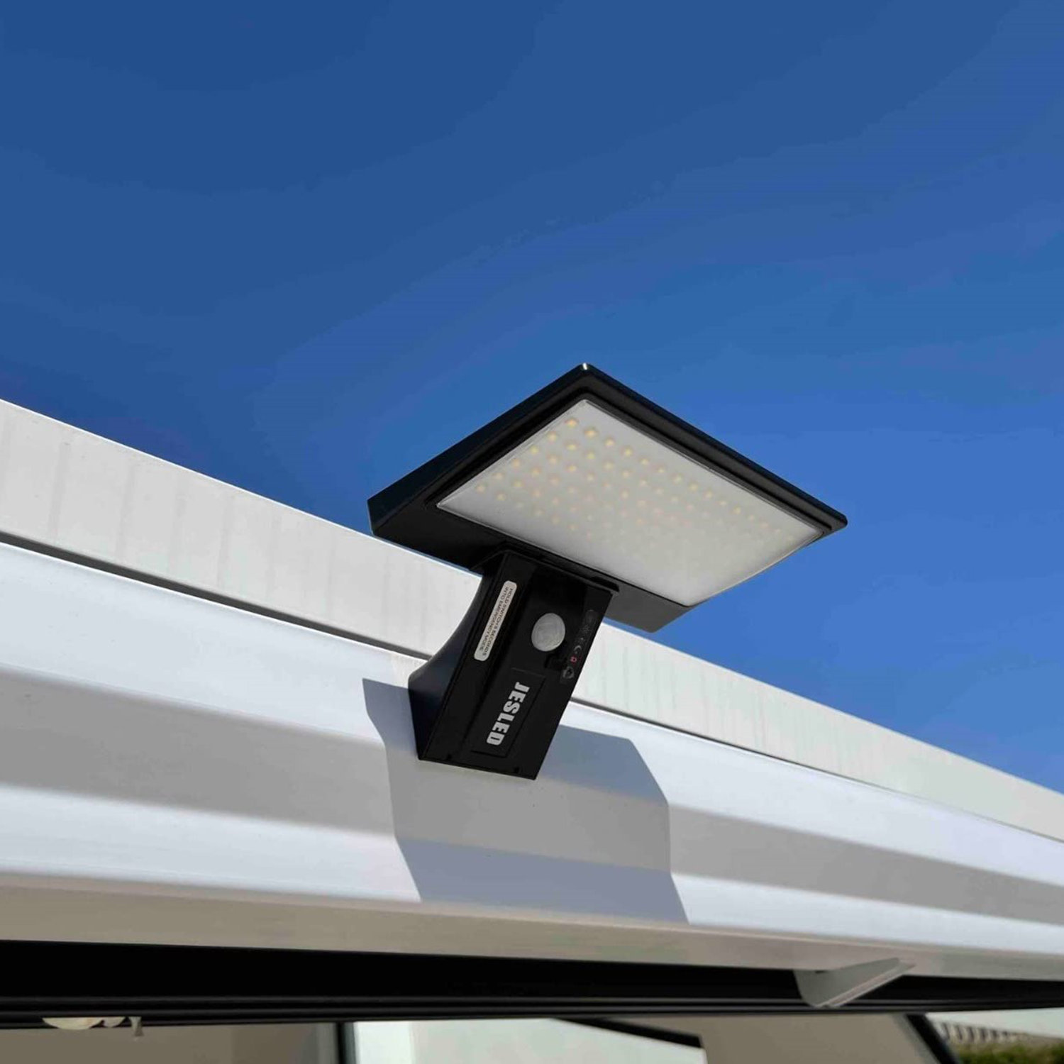 JESLED Black Low Voltage Solar Powered Integrated LED Spot Light & Reviews