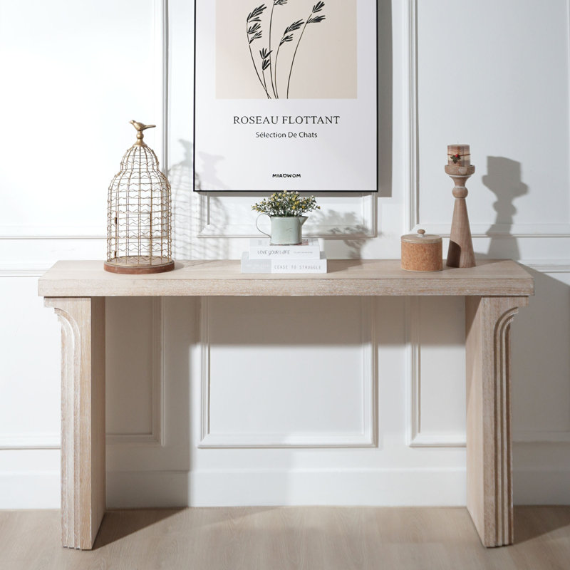 Console 58 "en bois moderne pour vestibule, salon et couloir